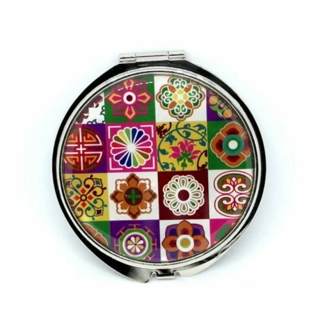 1ea The Nuri Korea traditional mother-of-pearl hand mirror large size Cover