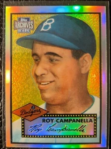 2001 Topps Archives Reserve Refractor Roy Campanella Brooklyn Dodgers #314 Set - Picture 1 of 2