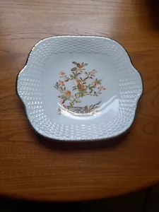 WEDGWOOD NANTUCKET PATTERN 10" CAKE PLATE Geo Davis Signed B.s.Gold Trim - Picture 1 of 10