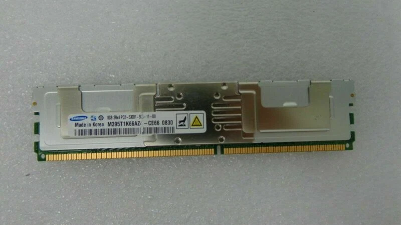 Samsung 8GB 2Rx4 PC2-5300F ECC RAM M395T1K66AZ4-CE66 - Image 1 of 1
