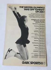 1976 ABC tv ad ~ THE WINTER OLYMPICS TAKE OFF - Picture 1 of 1