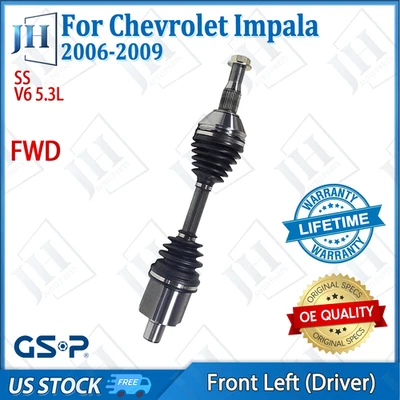 OE Front Left Driver CV Axle Shaft For 2006 07 08 09 Chevy Impala SS V6 5.3L FWD - Image 1 of 4