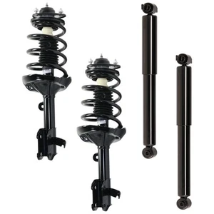 Set of 4 Shock and Fully Loaded Strut Front & Rear Driver Passenger Side - Picture 1 of 12
