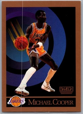 1990-91 SkyBox #134 Michael Cooper Los Angeles Lakers - Image 1 of 2
