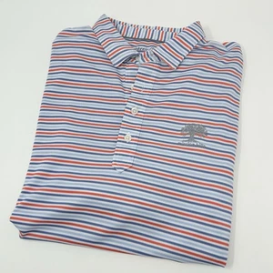 Johnnie-O “Mission Hills” Men’s Striped Polo Shirt Short Sleeve Size Large - Picture 1 of 6