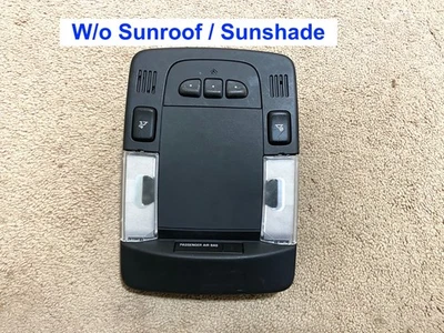 2006-2008 Cadillac DTS Overhead Console Dome Map Light Homelink Black Foto 1 de 4