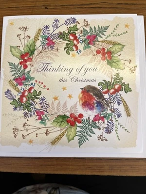 LEPROSY MISSION Single Religious Christian Christmas Card. Free Postage. Thinking Of You