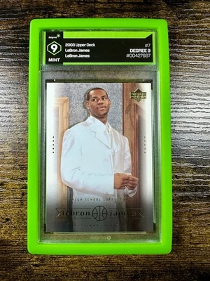 勒布朗·詹姆斯 新秀卡 2003 Upper Deck #7 度 9 完好 — 第 1/2 张图片