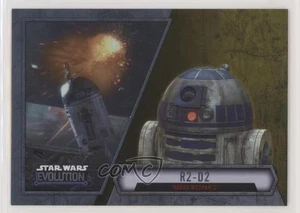 2016 Topps Star Wars Evolution Gold 44/50 R2-D2 Naboo Mechanic #75 0a7 - Picture 1 of 3