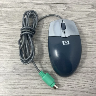 HP Platinum Blue N3 Ball Computer Mouse Platinum Blue / Dusk Lake P/N 5187-2149 - Image 1 of 4