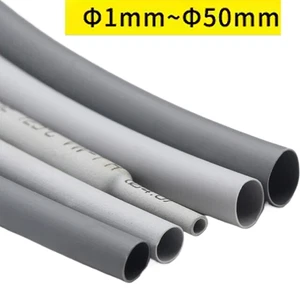 1mm To 50mm Grey 2:1 PE Heat Shrink Tubing Electrical Sleeving Cable Wire Wrap - Picture 1 of 27