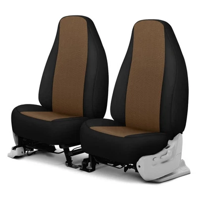 For Saturn SC2 93-99 GrandTex 1st Row Oak w Black Custom Seat Covers Foto 1 de 2