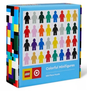 LEGO Chronicle Books Minifigure Colorate Monocromatiche Puzzle Bersaglio 500pz - Foto 1 di 3