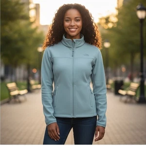 The North Face TKA Glacier Women's Fleece Vest Jacket, Silver Green, Size S/P - Picture 1 of 11