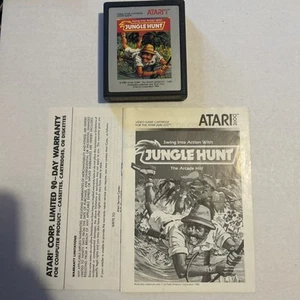 JUNGLE HUNT (Atari 2600, 1983) Cart And Manual - Picture 1 of 2