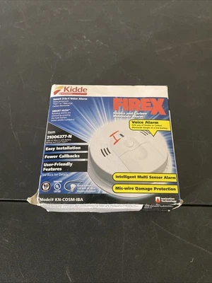 Kidde 21006377 Hardwired Combination Carbon Monoxide & Smoke Alarm  KN-COSM-IBA - Image 1 of 4