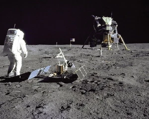 New 8x10 NASA Photo: Buzz Aldrin at the Sea of Tranquility, Apollo 11 Mission - Picture 1 of 1