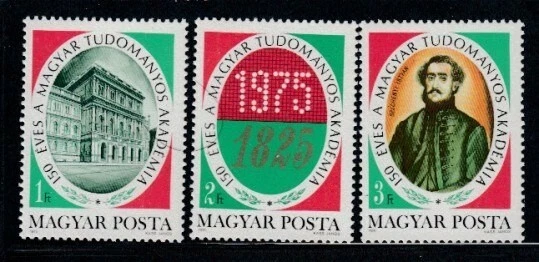 HUNGARY Academy of Science & Count Istvan Szechenyi MNH set - Image 1 of 1