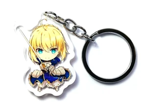 Saber - FGO Fate Stay Night High Quality Anime Acrylic Keychain - Picture 1 of 1