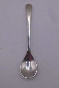 Vintage Silver Mustard Spoon by C Robathan & Son Birmingham 1980