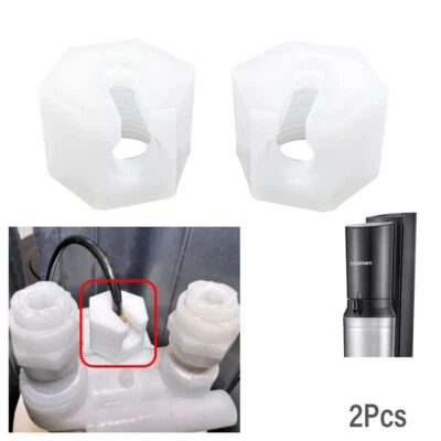 Reparación de piezas blancas de tuerca de repuesto de 2 piezas para SodaStream Crystal 1.0 y 2.0 Foto 1 de 4