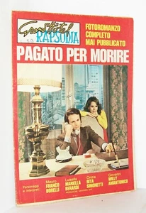 GRAND HOTEL RAPSODIA - SUPPL. AL N. 1346 - PAGATO PER MORIRE - FOTOROMANZO - Imagen 1 de 3