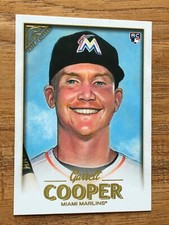 2018 TOPPS GALLERY GARRETT COOPER ROOKIE CARD No.21 Miami Marlins