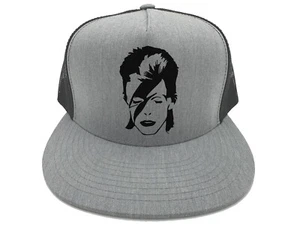 BOWIE Cap, DAVID, ZIGGY STARDUST, Snapback, Truckermütze, schwarzer Text, ROCK LEGEND - Bild 1 von 10