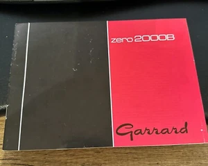 Gerrard zero 2000B instruction owners manual - Picture 1 of 3