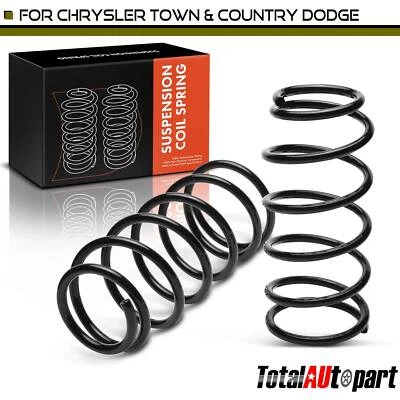 Nuevo 2x muelle helicoidal para Chrysler Town & Country Dodge Grand Caravan lado delantero Foto 1 de 4