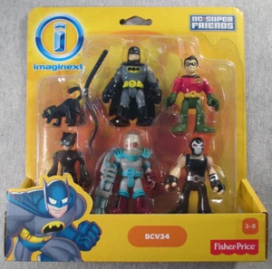 DC Super Friends 5-pack #BCV34 - Sealed Imaginext - Batman / Catwoman / Bane - Picture 1 of 7