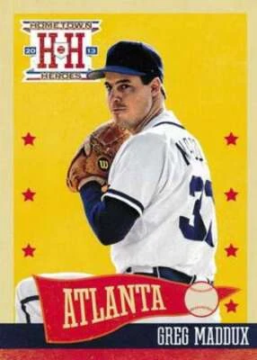2013 Panini Hometown Heroes #134 Greg Maddux NMMT Braves  ID:6789 - Image 1 of 2