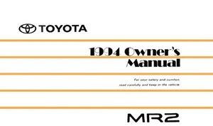 Toyota MR2 1994 dueño manual guía de usuario referencia operador libro fusiona fluidos - Imagen 1 de 1