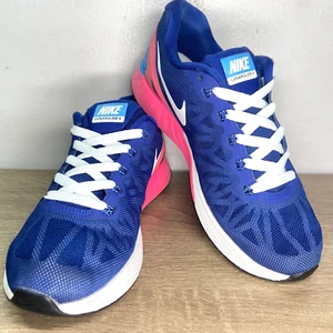 Nike Lunarglide Women’s 6.5 Blue 654434-416 Athletic Running Shoes Stable Ride - Picture 1 of 11