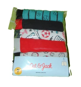Cat And Jack Boxer Briefs Broken Pack Of 6 New Xl 14 Boys - Picture 1 of 2