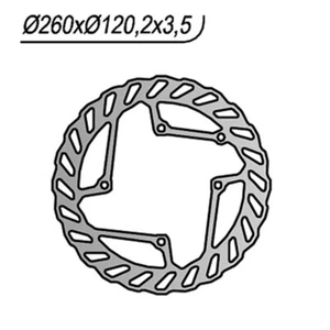 DISCO FRENO NG BETAMOTOR BETA 450 RR Enduro (Beta) 2010-2012 - Imagen 1 de 2