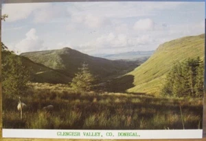 Postal Irlandesa GLENGESH PASS Valle Donegal Irlanda Colección Cromo 4 x 5,75 - Imagen 1 de 2