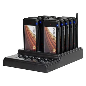 TD174 Pager Rufsystem Pager System Restaurant Einfache Grundlagen 300M 3 Anru... - Zdjęcie 1 z 9