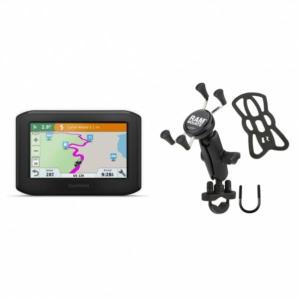 Garmin zumo 396 LMT-S Motorcycle GPS + RAM-B-149Z-UN7U X-Grip Mount 010-02019-00 - Image 1 of 3