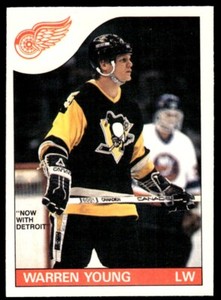1985-86 O-Pee-Chee Warren Young Rookie Pittsburgh Penguins #152