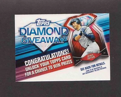 2011 Topps Diamond Giveaway #TDG-7 DEREK JETER NRMT - Image 1 of 2