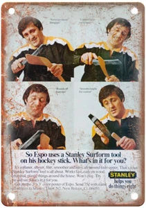 Vintage 1974 Stanley Tools Ad Reproduction Metal Sign Z332 - Picture 1 of 1