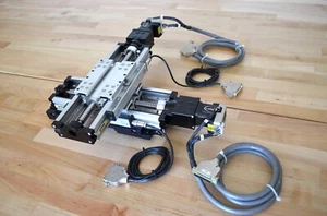 Parker 404XR Linear Actuator Precision Ballscrew XY Stage, IMS MDrive17 + Cables - Picture 1 of 24
