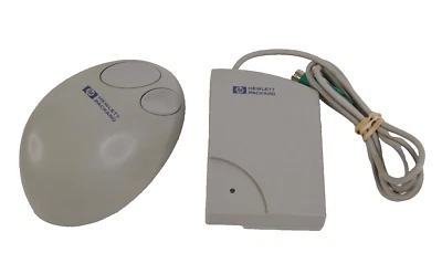 Hewlett Packard HP Cordless Mouseman Pro 3-Button Mouse w/ Receiver TESTED! - Image 1 of 4