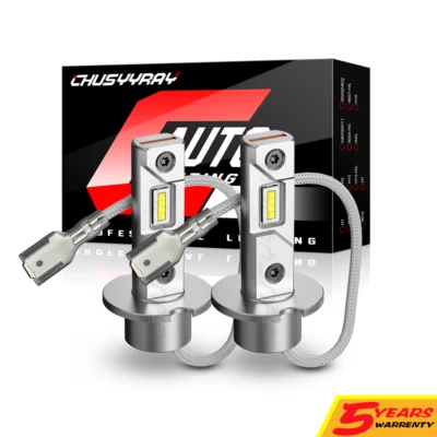 Par de bombillas antiniebla LED H3 blanco para Lexus LX470 1998-2007 6500K Foto 1 de 4