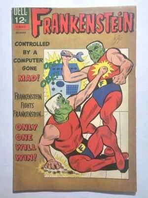 Frankenstein #3 (Dell Comics diciembre 1966) ¡Controlado por una computadora enloquecida! Foto 1 de 4