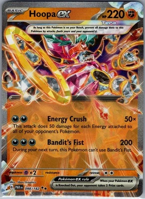 Hoopa ex 098/182 SV04: Paradox Rift - Pokemon Card - NM - Image 1 of 2