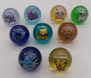 Lot of 9 Vintage Pokemon Collector Marbles - Read Description for Specifics - Picture 1 of 7