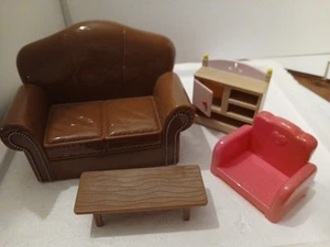 dollhouse miniature living room set - Picture 1 of 4