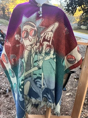 Handmade Rick & Morty Poncho New  - Image 1 of 4